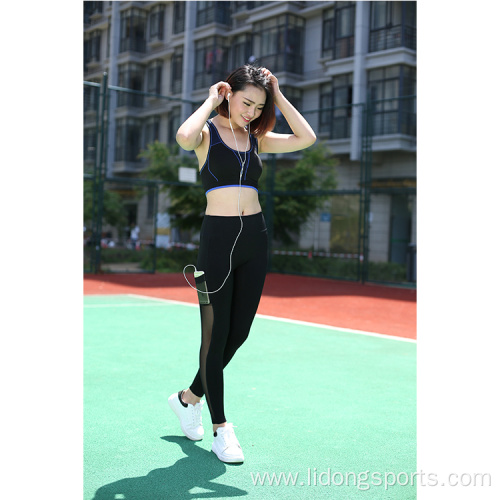 China New Design Wholesale Ladies Mesh Gym Leggins Factory